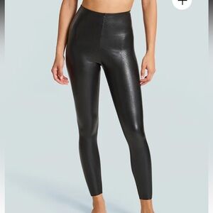 Commando Faux Leather Leggings Sz L #0760